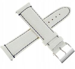 Nautica Fehér Varrott Bőr Óraszíj Nautica A19567G 24 mm (A19567G)