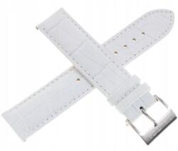 Nautica Fehér Egyszerű Bőr Óraszíj Nautica A21030G 20 mm Krokodil (A21030G)