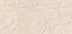 SPANYOL 33x100 Geotiles Vittoria RLV Fényes Bézs Márványos Prémium DEKOR 3D Falburkolat