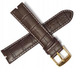 Jordan Kerr Barna Bőr Óraszíj Adriatica A8212 22 mm Krokodil Kivágás (ADR22.029.05G)