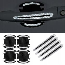 Chiny 8X Fényvisszaverő Matricák Autóra Védőfólia Az Ajtókilincsek Alá