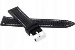 JVD Fekete Szilikon Óraszíj 20 mm R21704-20 (R21704-20)