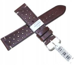 Morellato Barna Perforált Bőr Olasz Szíj Morellato Brahms 22 mm A01X5807 (Pasek do zegarka ręcznie szyty włoski)