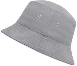 Daiber Pălărie din bumbac MB012 - Gri / deschisă roz | L/XL (MB012-147317)
