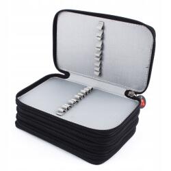  Nagy Iskolai Tolltartó Négyrekeszes Többfunkciós Iskolai Fekete (GYGJ5008)