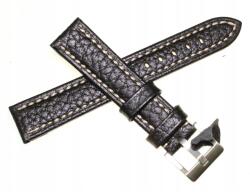 Diloy Fekete Bőr Óraszíj 18 mm Diloy 376 (376.18.1)