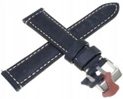Diloy Fekete Bőr Óraszíj 20 mm Diloy 396 (396.20.1)