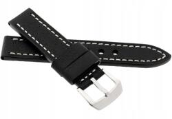 JVD Fekete Bőr Óraszíj 24 mm Jvd R41201 (R41201-24)