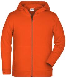 Daiber Hanorac pentru copii cu fermoar din bumbac bio 8026k - Oranj | M (8026K-1781112)