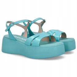 Wonders Női szandál Wonders A-3710 Lack. V Sea Celina kék Bőr MÉRET36 (A-3710 LACK. V SEA CELINA)