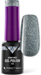 Perfect Nails HEMA FREE Gél Lakk - 135 Glam Grey - 4ml - Perfect Nails (PEN-PNZHF4135)