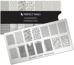 Perfect Nails Körömnyomda Lemez - Backgrounds - Perfect Nails (PEN-PNDNY062)