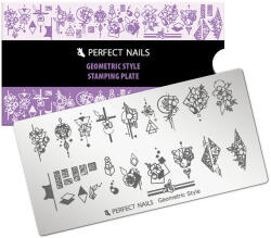 Perfect Nails Körömnyomda Lemez - Geometric Style - Perfect Nails (PEN-PNDNY066)