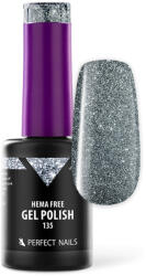 Perfect Nails HEMA FREE Gél Lakk - 135 Glam Grey - 8ml - Perfect Nails (PEN-PNZHF8135)