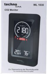 Technoline WL 1030 légminőség-monitor CO2 400-5000ppm °C/°F páratartalom