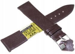 Diloy Barna Bőr Óraszíj 20 mm Diloy 701 (pasek do zegarka brązowy klejony 20 mm)