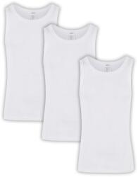 Build Your Brand Set 3 bucăți: Maiou bărbătesc din bumbac - Albă | 4XL (BY382-3ks-whi-4XL)