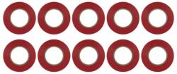  PVC szigetelőszalag piros 10 db - 193 m / 13 mm (Szp-10)