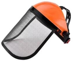  Homlokpántos, fémhálós védősisak, arcvédő rostély (Fr-1)