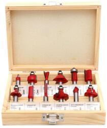  Felsőmaró készlet 12 darabos / 8mm (Fm-12)