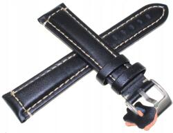 Diloy Fekete Bőr Óraszíj 20 mm Diloy 393 (393.20.58)