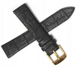 Jordan Kerr Fekete Ragasztott Bőr Óraszíj Adriatica A1230 20 mm Krokodil (ADR20.001.01G)