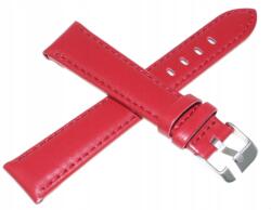 JVD Piros Bőr Óraszíj 18 mm Jvd 23907 (8592818143274)