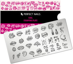 Perfect Nails Körömnyomda Lemez - Cool - Perfect Nails (PNDNY063) - glow