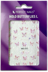 Perfect Nails Körömmatrica - Holo Butterflies I. - Perfect Nails (PNDM115) - glow