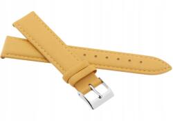 JVD Sárga Bőr Óraszíj 18 mm Jvd R41426- (R41427-18)