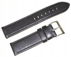 Tekla Fekete Varrott Bőr Sima Óraszíj 22 mm Tekla P10.22 (P10.22)