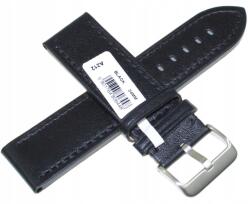 Chermond Fekete Bőr Óraszíj 24 mm Chermond (A212.24 Black)