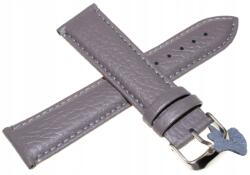 Diloy Szürke Bőr Óraszíj 22 mm Diloy P205 (P205.22.7)