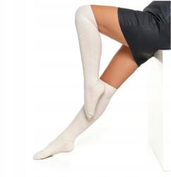 Moraj térdzokni copfos minta 35-38 krémszínű (CSL1200-001)