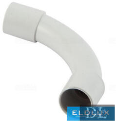 GEWISS Védőcső könyök MÜII 90° 20mm-átmérő összedugható kezeletlen műanyag szürke RK (GEWIDX40120)