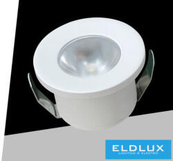 ELDLUX mini spot lámpatest 1w 4000k 100lm 30° IP20 ∅32×22mm fehér (P-31-1BN)