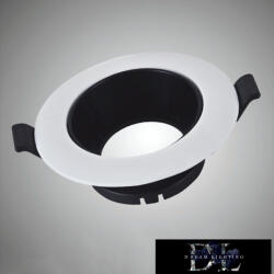 ELDLUX süllyesztett spot lámpatest GU10 Max 60w fehér/fekete (P27-N)