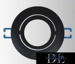 ELDLUX Süllyesztett spot lámpatest 1xMR16 fekete ∅90x20mm/∅75mm (P12-N)