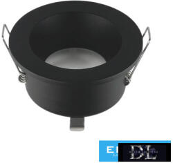 UNIVERSO Vízzárós süllyesztett lámpatest 1xPAR16 foglalat nélkül IP44 Fekete D85x54mm Kivágás: D65mm 5 év (P39-N)