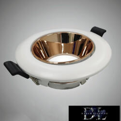 ELDLUX süllyesztett spot lámpatest GU10 Max 60w fehér/arany (P27-O)