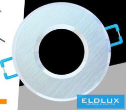 ELDLUX Vizzáró süllyesztett lámpatest 1xPAR16 foglalat nélkül IP44 Króm D85x32mm Kivágás: D65mm (P4-A)