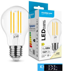 Modee LED Izzó Filament A60 11, 2W E27 320° 4000K (1521 lumen) ERP (ML-A60F4000K11-2WE27N)