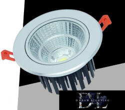 ELDLUX LED süllyestett lámpa 20w 1800lm 6500K 24° IP20 alumínium 140x78mm/120mm (P-120F)