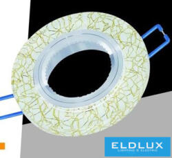 ELDLUX Süllyesztett spot lámpa 1xPAR16 foglalat nélkül IP20 Arany D90x25mm kivágás: D60mm (P15-O)