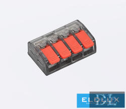ELDLUX 4-Pólusú nyitható kábelösszekötő 100db/doboz (CMK634-100)