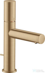 Hansgrohe AXOR UNO 110 mosdó csaptelep Zero fogantyúval, automata leeresztővel, szálcsiszolt bronz 45001140 (45001140)