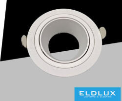 ELDLUX süllyesztett spot lámpa 1xGU10 IP20 D87x30mm kivágás: D75mm fehér 5év (P37-B1)