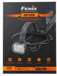 Fenix HP35R LED fejlámpa max. 4000lm 450m levehető akkupakk 2x5000mAh CRI94, 5