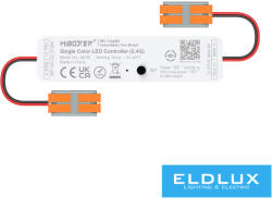 MIBOXER RF 2.4G SIMA LED szalaghoz mini vezérlő DC: 12-24V Max: 6A (MLR2)