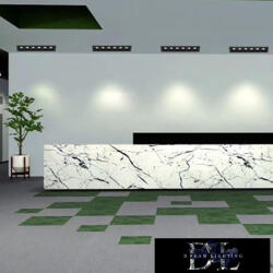 ELDLUX süllyesztett spot lámpa 12W 1000lm 3000k 34° IP20 175mm fekete (F12W-NC)